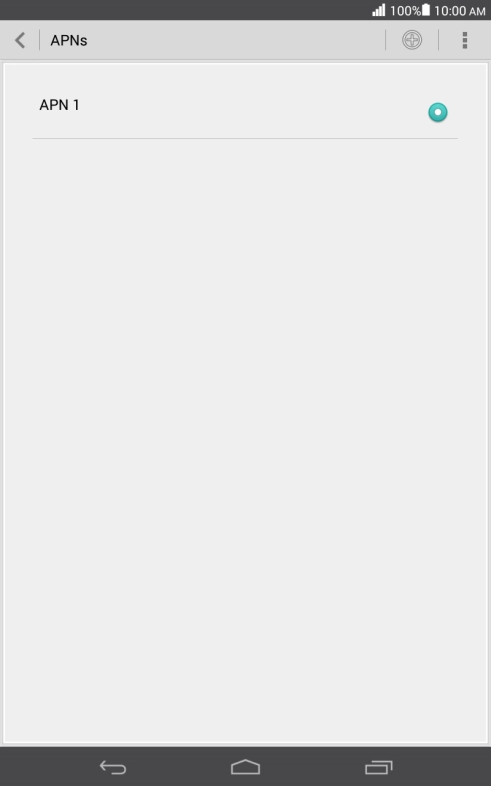 Press the new data connection icon. Press the new data connection icon.