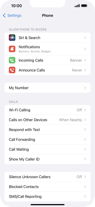 Press Wi-Fi Calling. Press Wi-Fi Calling.
