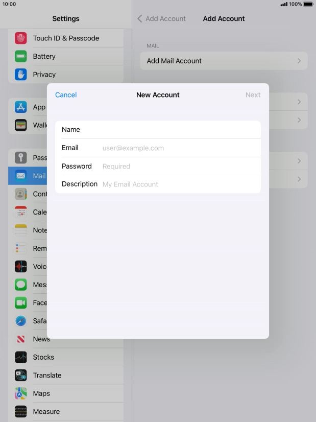 Press Email and key in your email address. Press Email and key in your email address.