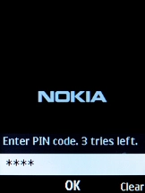 If you're asked to key in your PIN, do so and press the Navigation key. If you're asked to key in your PIN, do so and press the Navigation key.