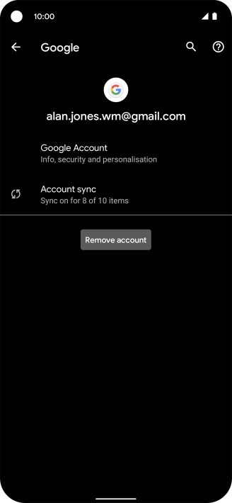 Press Account sync. Press Account sync.
