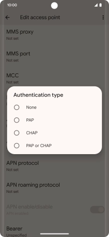 Press PAP. Press PAP.