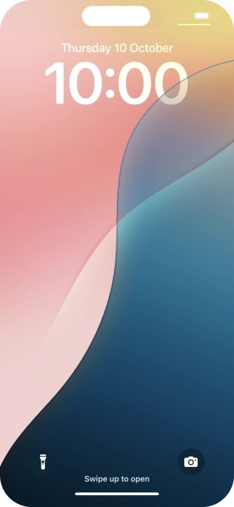 Slide your finger upwards starting from the bottom of the screen. Slide your finger upwards starting from the bottom of the screen.