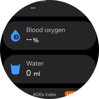 Press Blood oxygen. Press Blood oxygen.