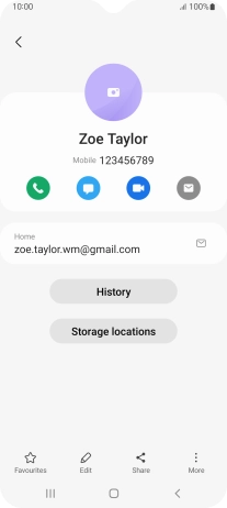 Press the call icon. Press the call icon.