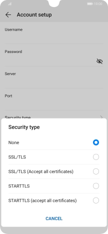 Press None to turn off the function. Press None to turn off the function.