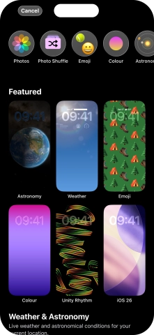Press the required category and follow the instructions on the screen to select the required background image. Press the required category and follow the instructions on the screen to select the required background image.