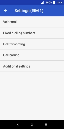 Press Call barring. Press Call barring.