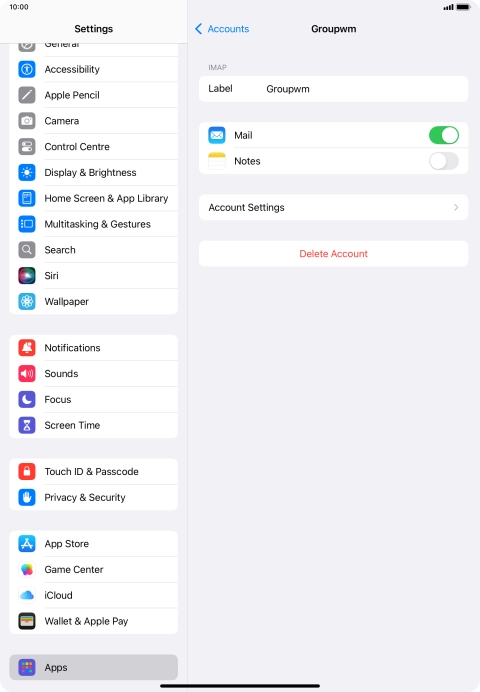 Press Account Settings. Press Account Settings.