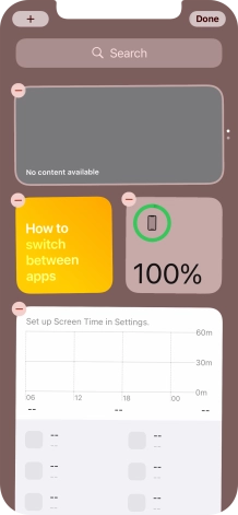 Press the add icon. Press the add icon.