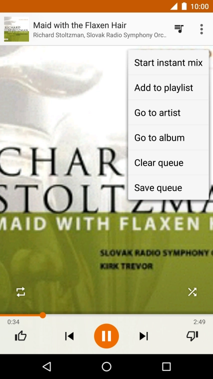 Press Add to playlist. Press Add to playlist.