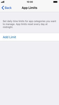 Press Add limit. Press Add limit.