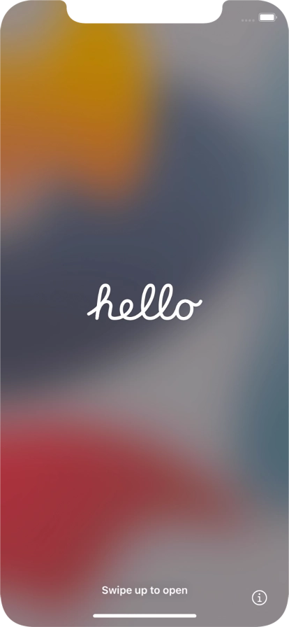 Slide your finger upwards starting from the bottom of the screen. Slide your finger upwards starting from the bottom of the screen.