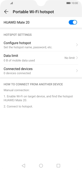 Press the Home key to return to the home screen. Press the Home key to return to the home screen.