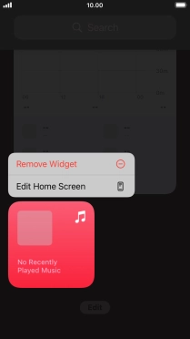 Press Remove Widget. Press Remove Widget.