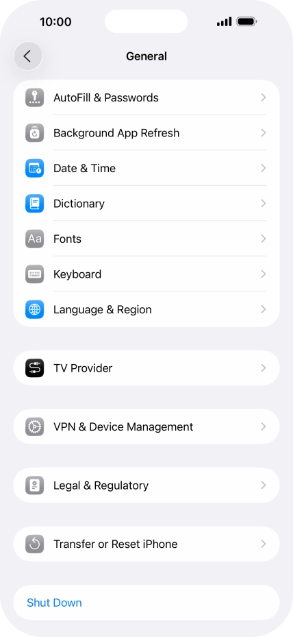 Press Transfer or Reset iPhone. Press Transfer or Reset iPhone.