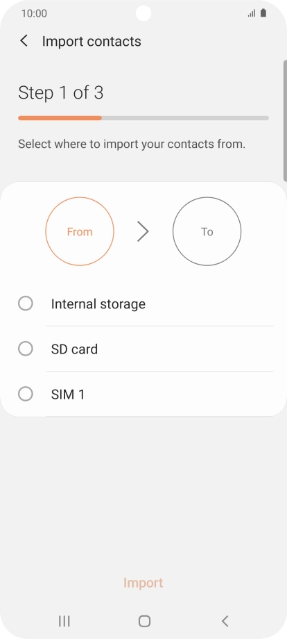 Press the name of the SIM. Press the name of the SIM.