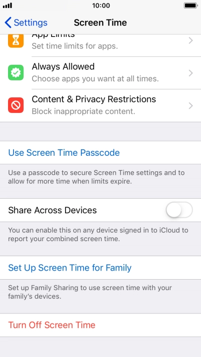 Press the indicator next to Press the indicator next to