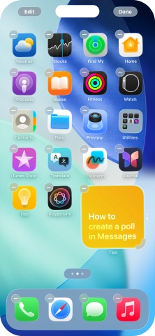 Press Done. Press Done.