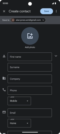 Press the drop down list next to Press the drop down list next to