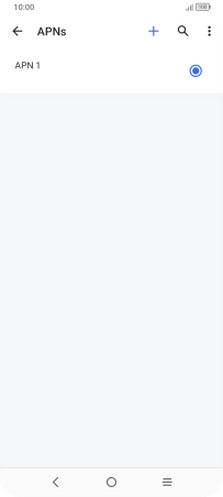 Press the new data connection icon. Press the new data connection icon.