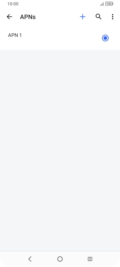 Press the new data connection icon. Press the new data connection icon.