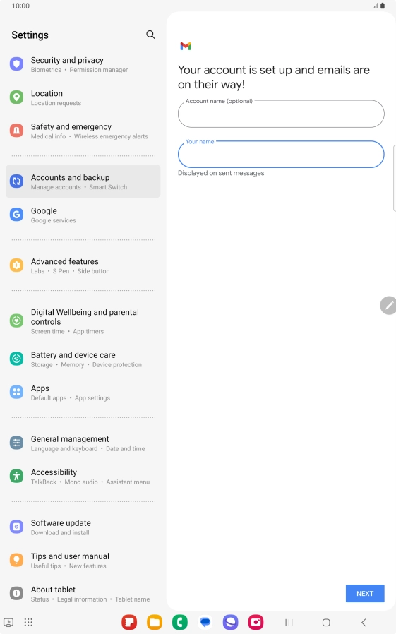 Press NEXT. Press NEXT.