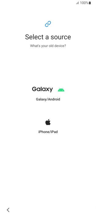 Press the required setting and follow the instructions on the screen to transfer the content from another phone. Press the required setting and follow the instructions on the screen to transfer the content from another phone.
