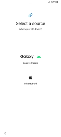 Press the required setting and follow the instructions on the screen to transfer the content from another phone. Press the required setting and follow the instructions on the screen to transfer the content from another phone.