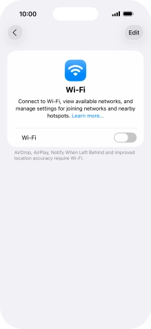Press the indicator next to Press the indicator next to