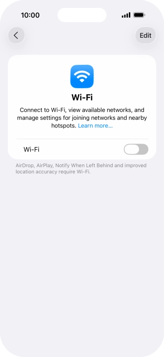 Press the indicator next to Press the indicator next to