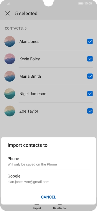 Press Phone. Press Phone.