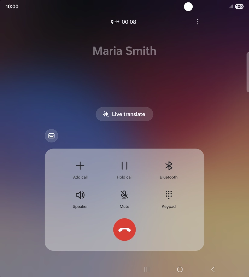 Press Live translate. Press Live translate.