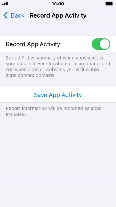 Press Save App Activity. Press Save App Activity.