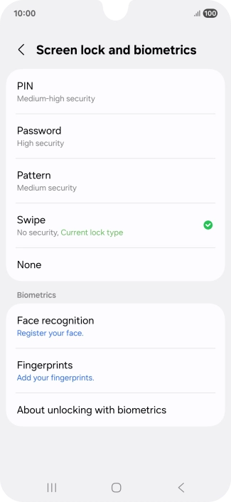 Press Fingerprints. Press Fingerprints.