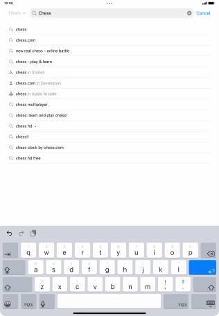 Key in the name or subject of the required app and press enter. Key in the name or subject of the required app and press enter.