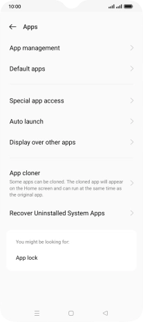 Press App management. Press App management.