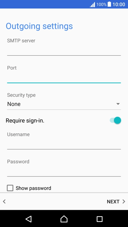 Press the field below Press the field below