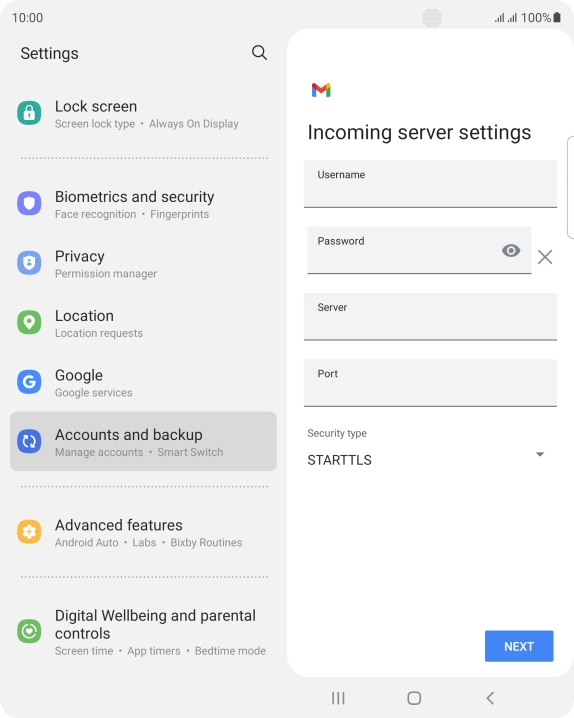Press the field below Press the field below