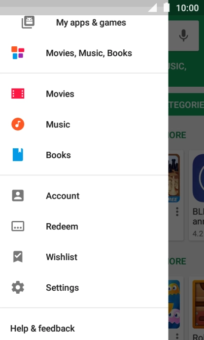 Press Settings. Press Settings.