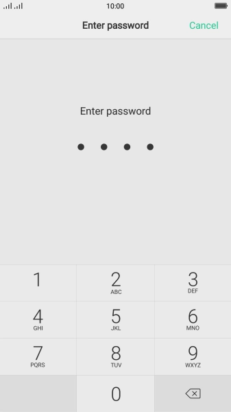 Key in your barring password. The default barring password is 0000. Key in your barring password. The default barring password is 0000.