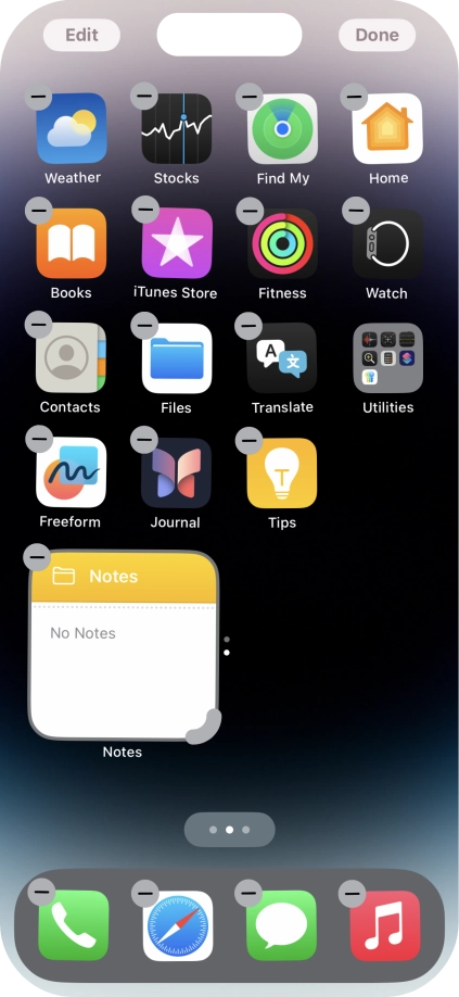 Press Done. Press Done.