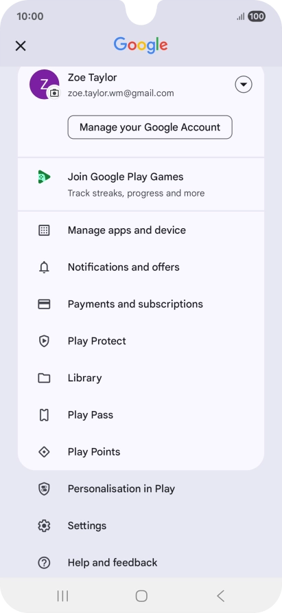 Press Settings. Press Settings.