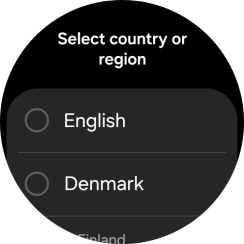 Press the required region. Press the required region.