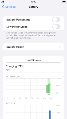 Press Battery Health. Press Battery Health.