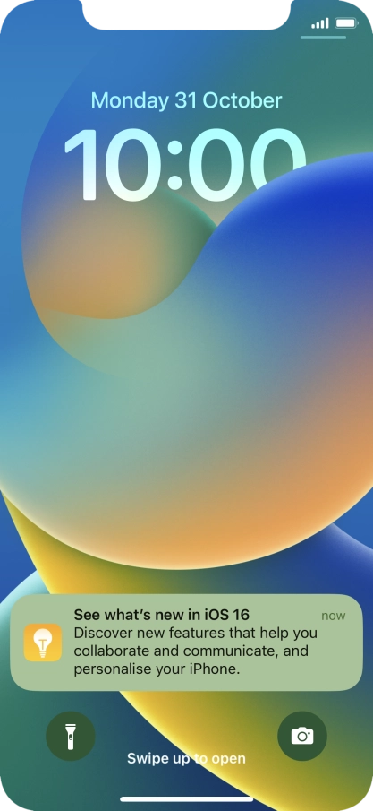 Press the required notification and follow the instructions on the screen to use the selected function. Press the required notification and follow the instructions on the screen to use the selected function.