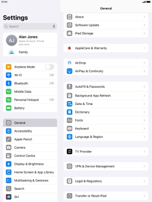 Press Transfer or Reset iPad. Press Transfer or Reset iPad.