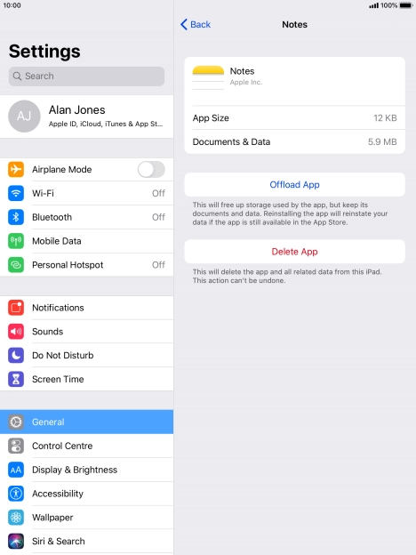 Press Offload App. Press Offload App.