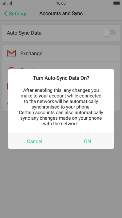 If you turn on the function, press ON. If you turn on the function, press ON.