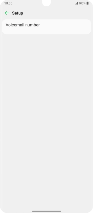 Press Voicemail number. Press Voicemail number.